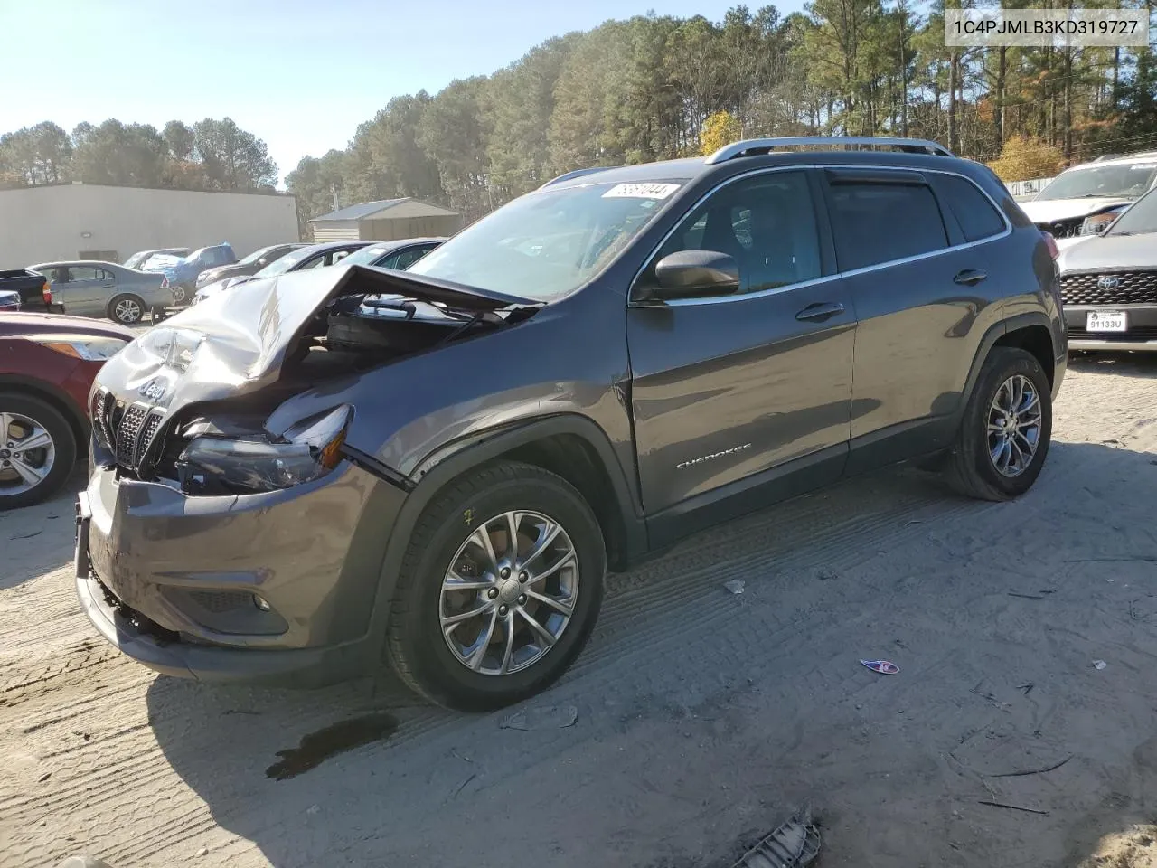 2019 Jeep Cherokee Latitude Plus VIN: 1C4PJMLB3KD319727 Lot: 78361044