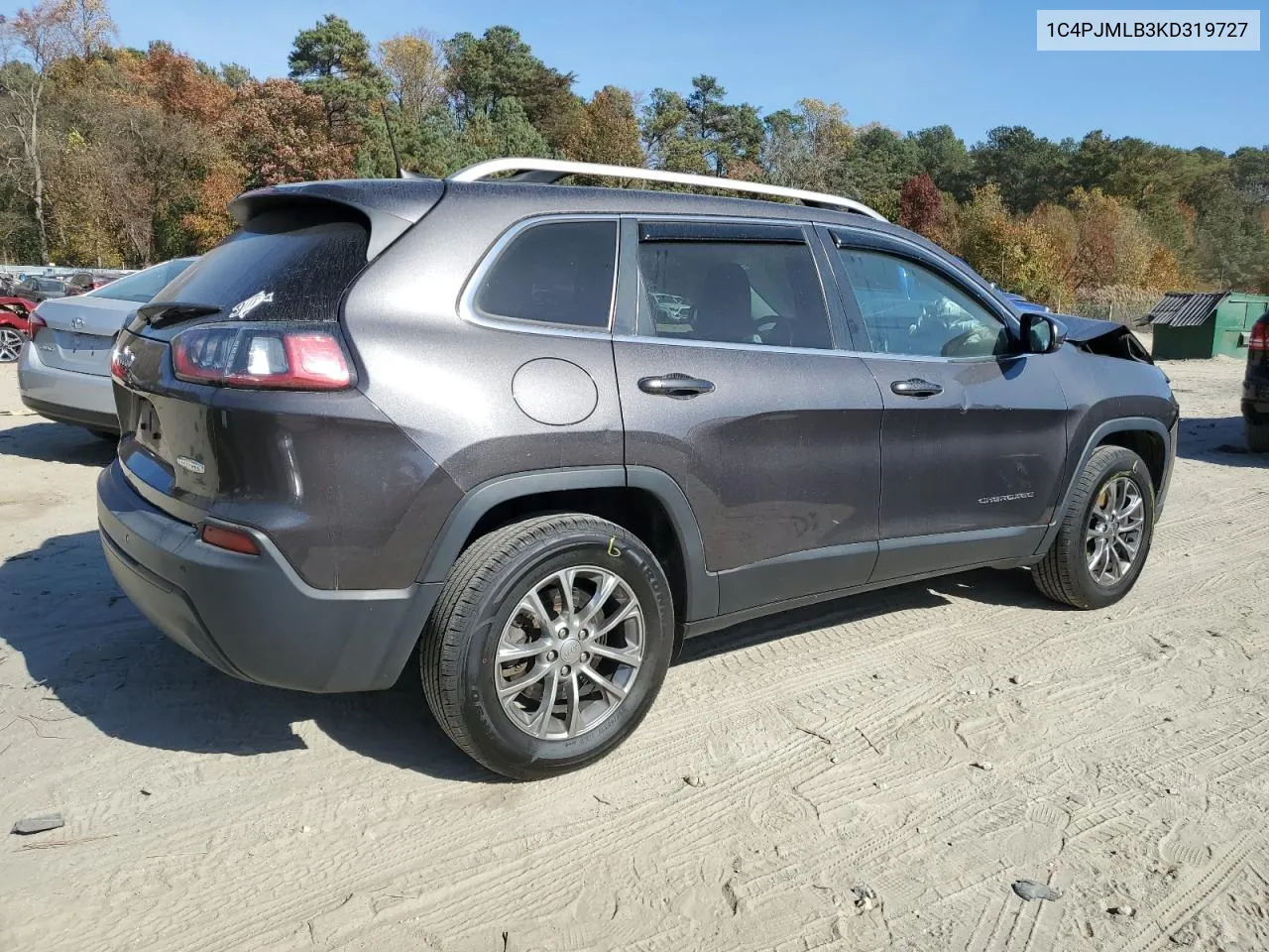 2019 Jeep Cherokee Latitude Plus VIN: 1C4PJMLB3KD319727 Lot: 78361044