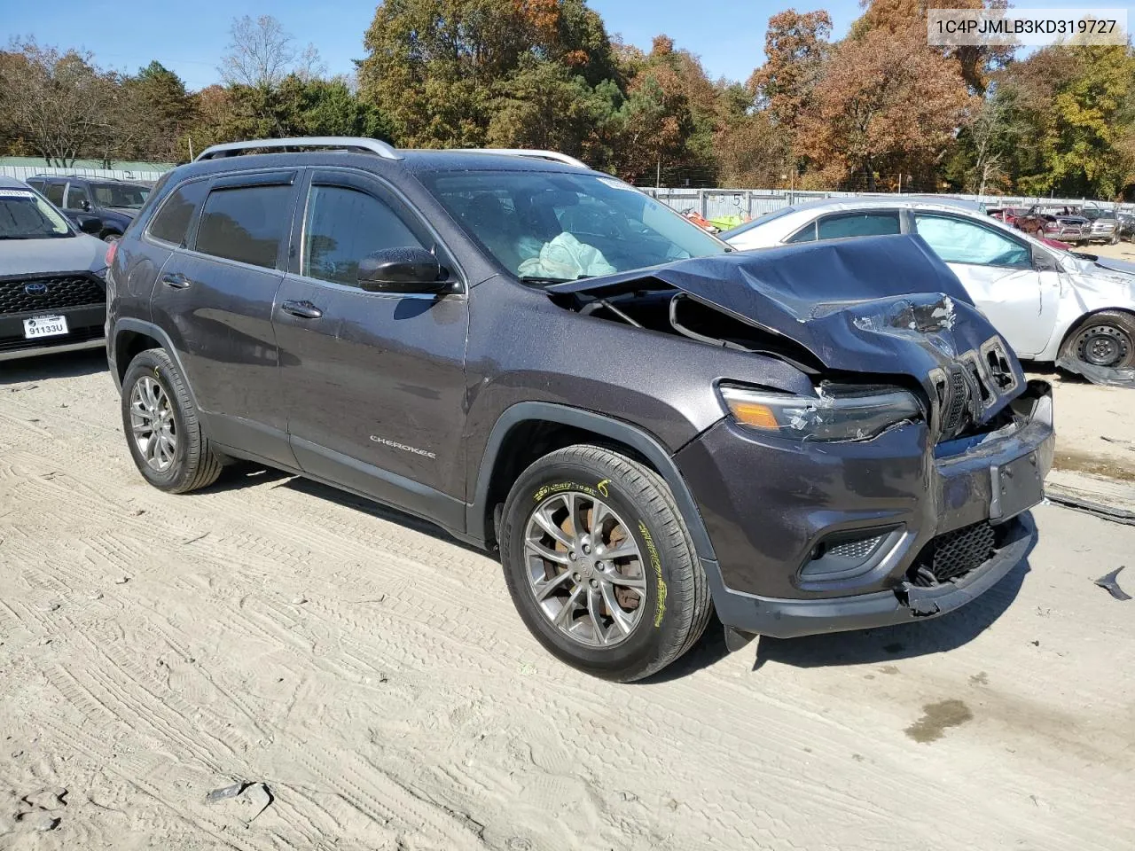 2019 Jeep Cherokee Latitude Plus VIN: 1C4PJMLB3KD319727 Lot: 78361044