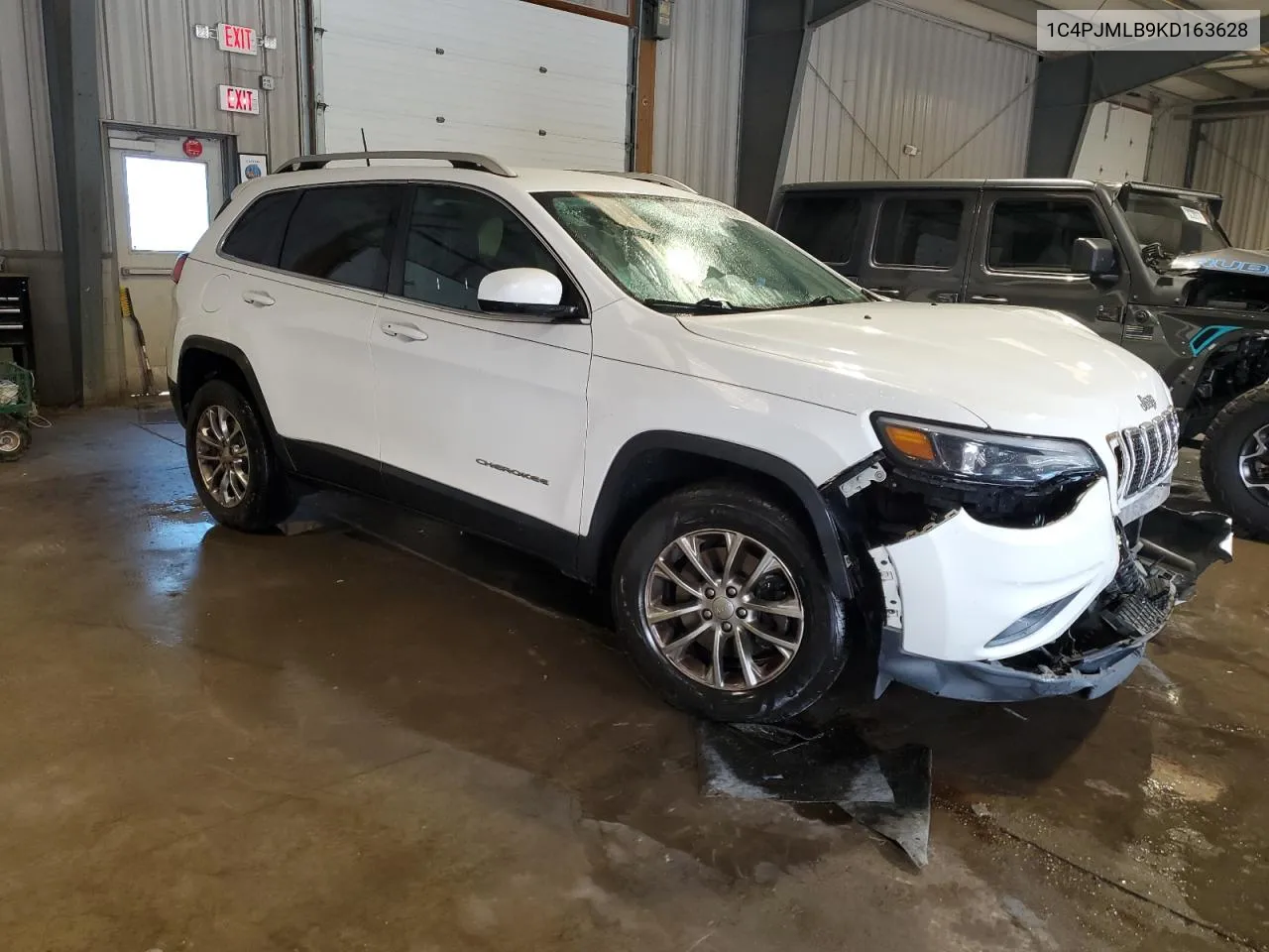 2019 Jeep Cherokee Latitude Plus VIN: 1C4PJMLB9KD163628 Lot: 78399314