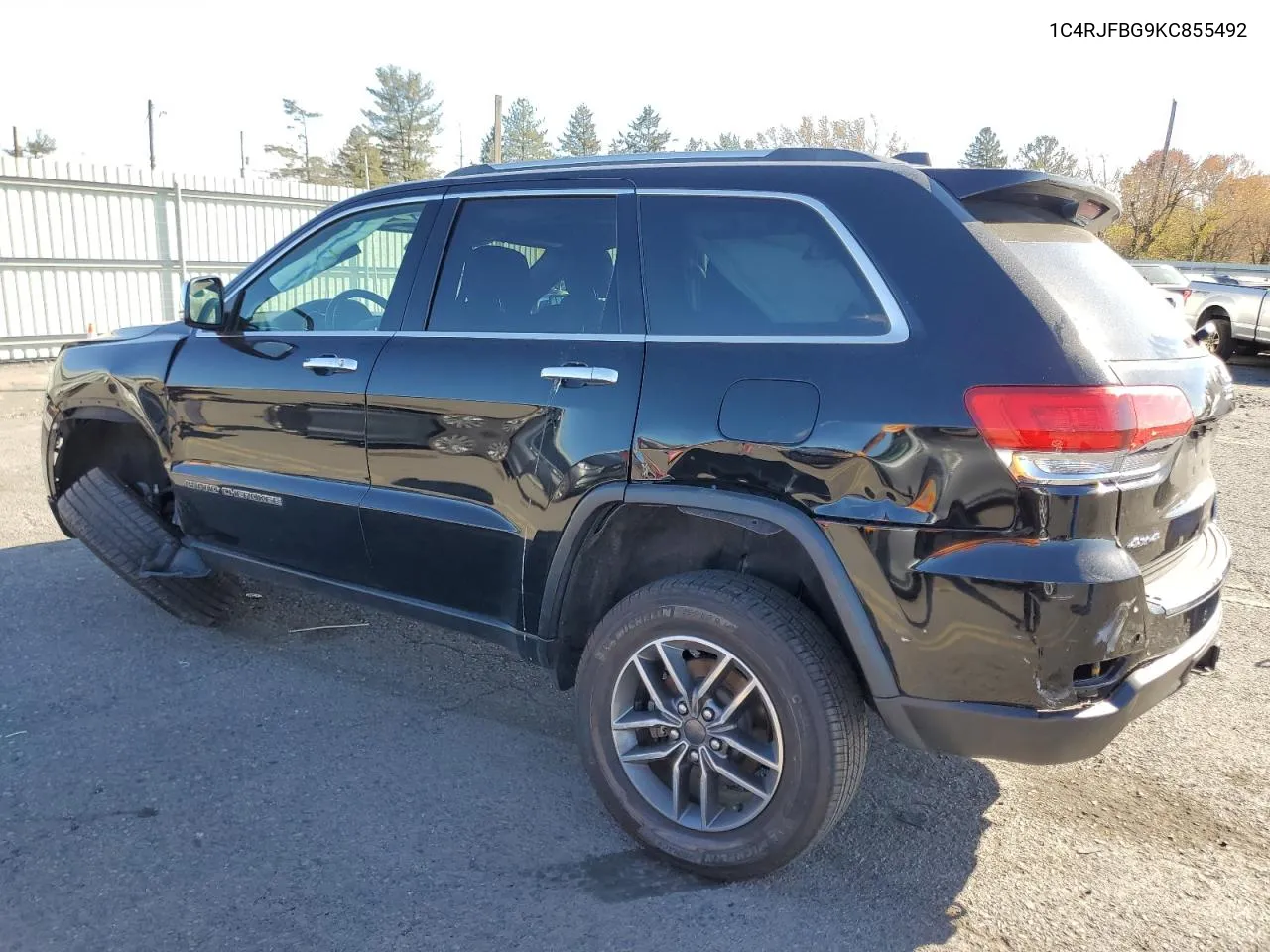 2019 Jeep Grand Cherokee Limited VIN: 1C4RJFBG9KC855492 Lot: 78402244