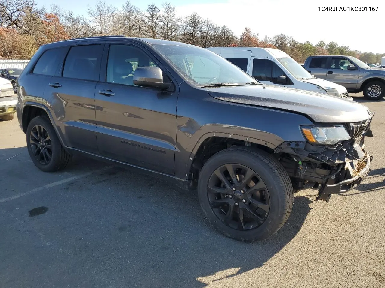 2019 Jeep Grand Cherokee Laredo VIN: 1C4RJFAG1KC801167 Lot: 78472544