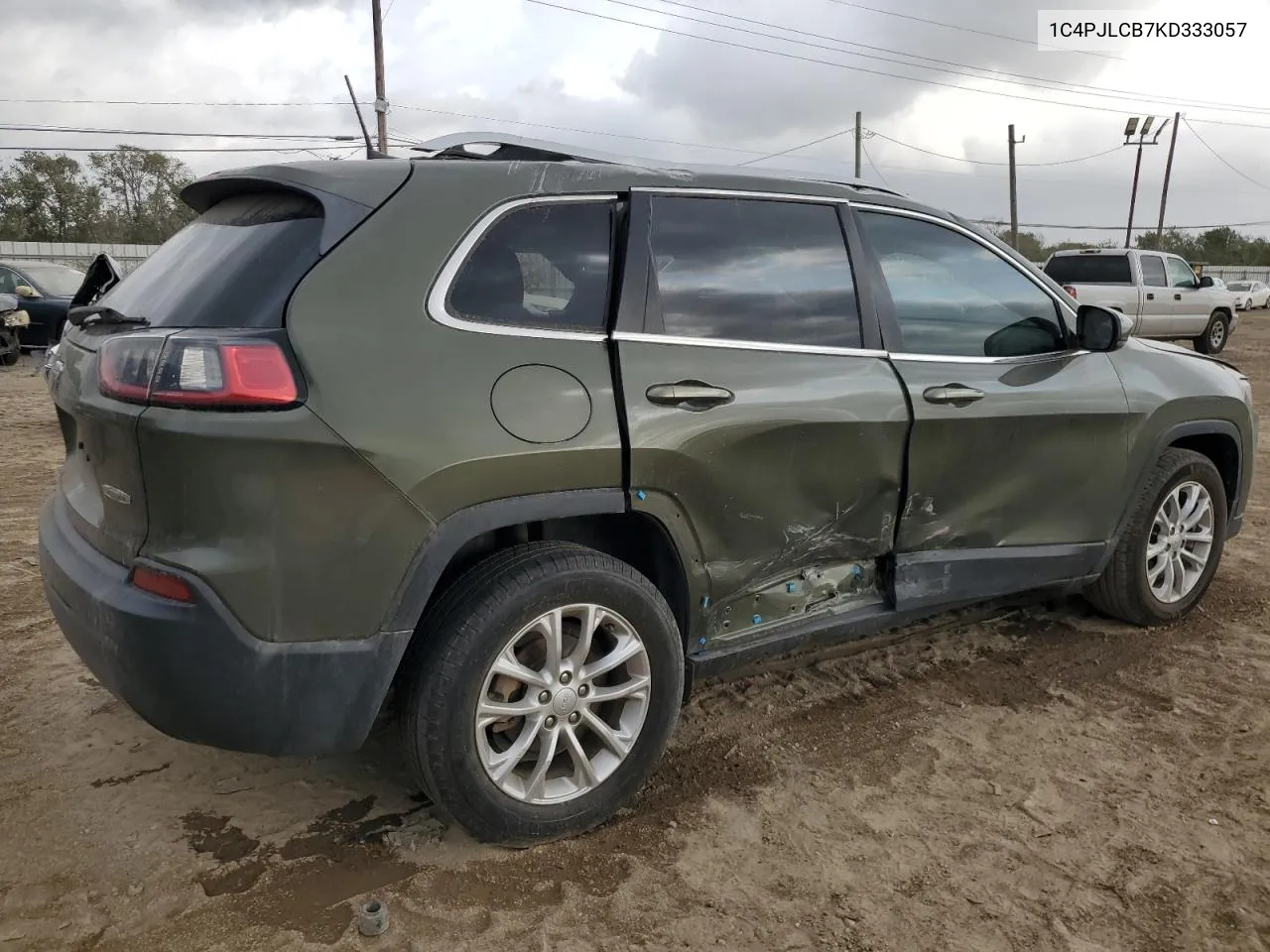 2019 Jeep Cherokee Latitude VIN: 1C4PJLCB7KD333057 Lot: 78494624