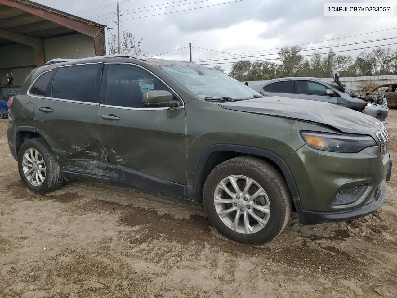 2019 Jeep Cherokee Latitude VIN: 1C4PJLCB7KD333057 Lot: 78494624