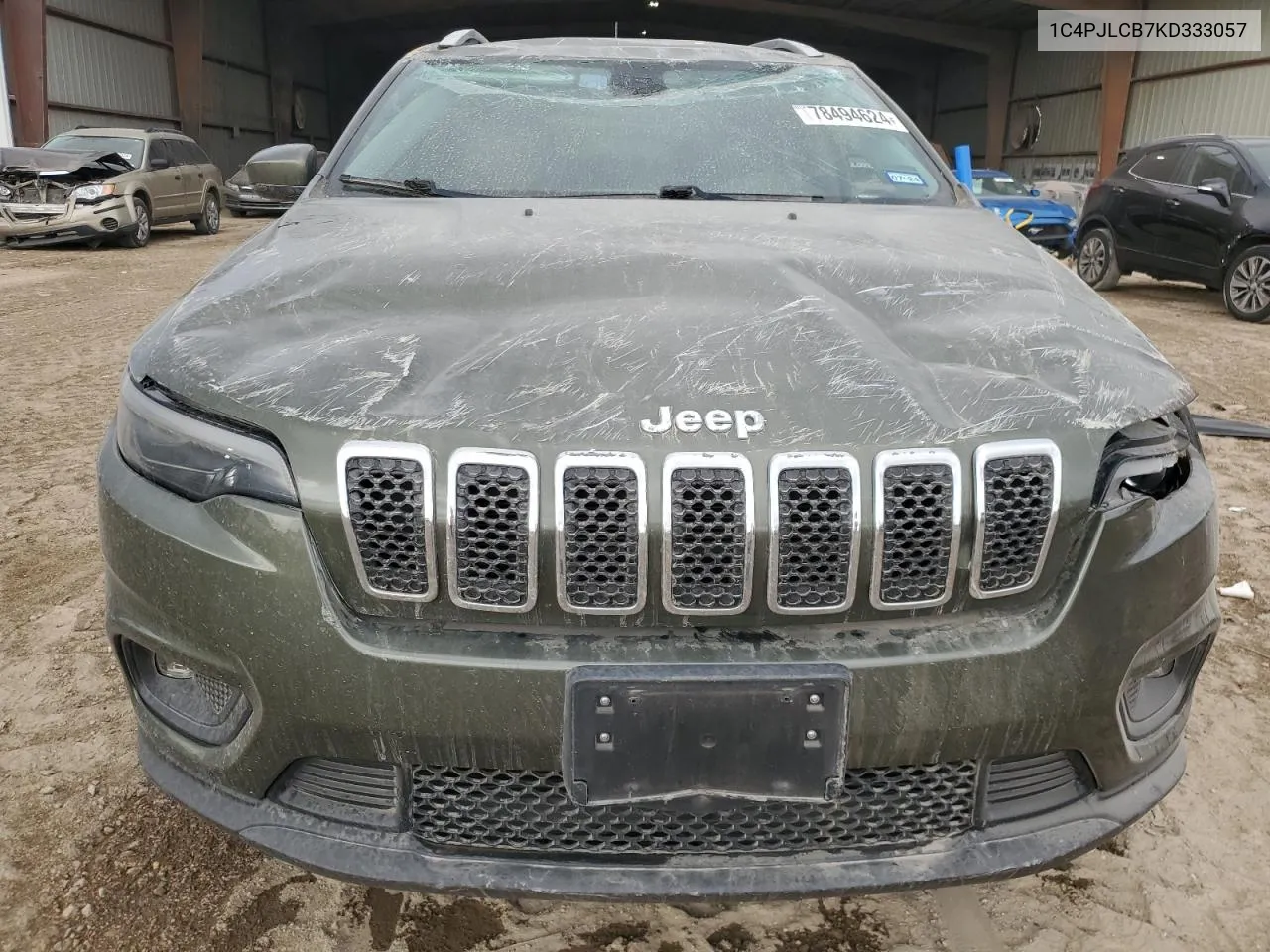 2019 Jeep Cherokee Latitude VIN: 1C4PJLCB7KD333057 Lot: 78494624