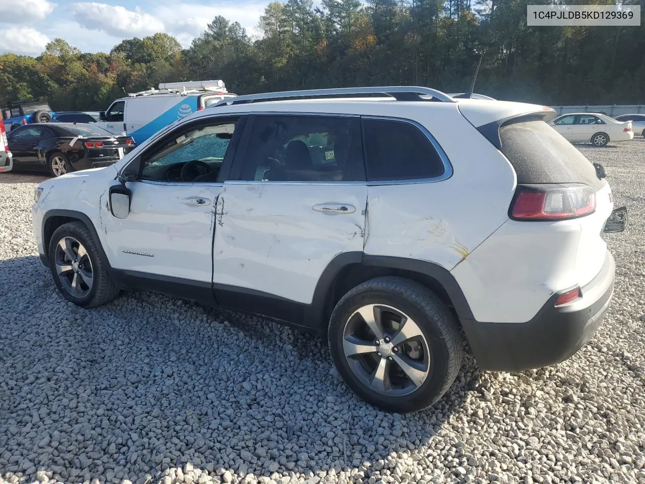 2019 Jeep Cherokee Limited VIN: 1C4PJLDB5KD129369 Lot: 78503044