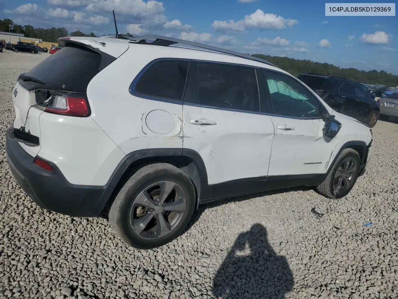 2019 Jeep Cherokee Limited VIN: 1C4PJLDB5KD129369 Lot: 78503044