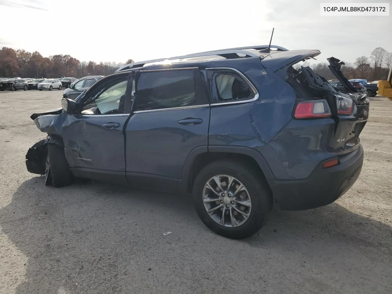 2019 Jeep Cherokee Latitude Plus VIN: 1C4PJMLB8KD473172 Lot: 78618004