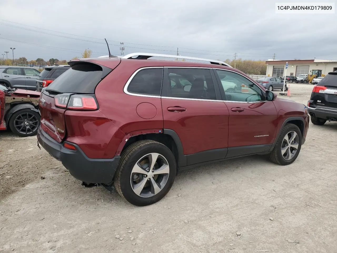 2019 Jeep Cherokee Limited VIN: 1C4PJMDN4KD179809 Lot: 78729564