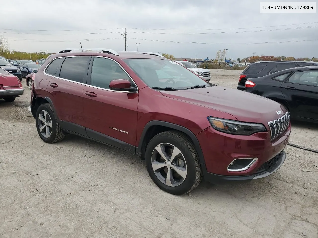 2019 Jeep Cherokee Limited VIN: 1C4PJMDN4KD179809 Lot: 78729564