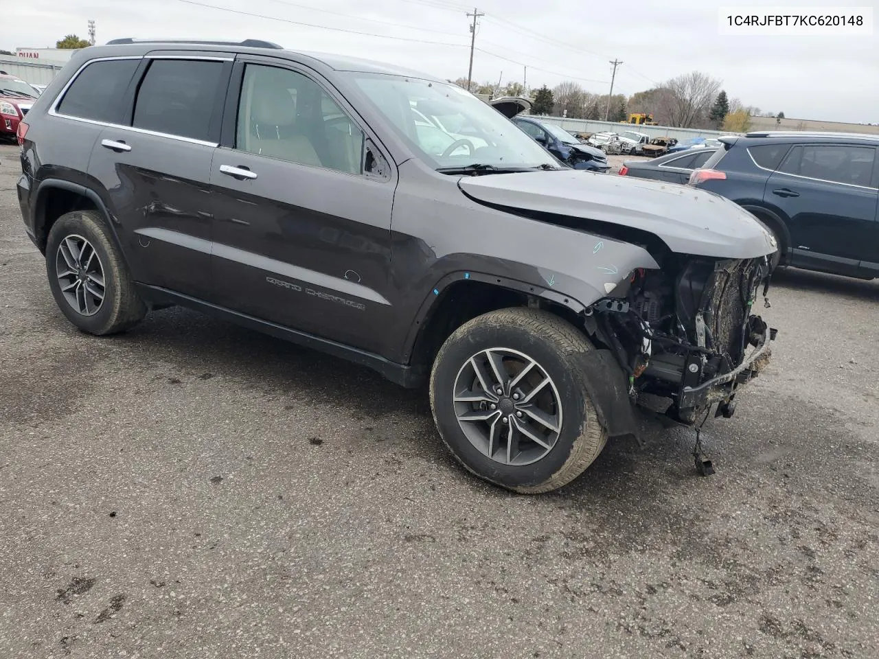 2019 Jeep Grand Cherokee Limited VIN: 1C4RJFBT7KC620148 Lot: 78851074