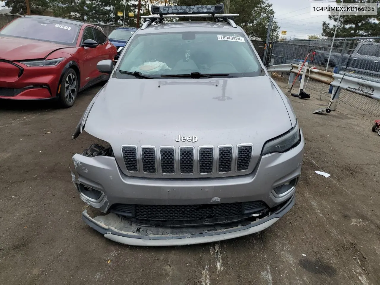 2019 Jeep Cherokee Limited VIN: 1C4PJMDX2KD166235 Lot: 78943924