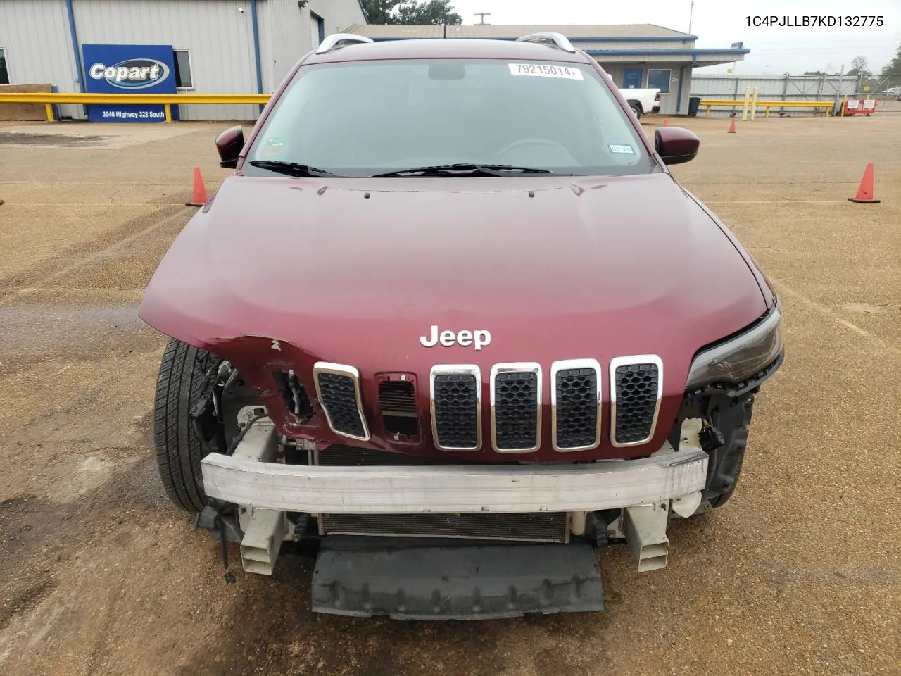 2019 Jeep Cherokee Latitude Plus VIN: 1C4PJLLB7KD132775 Lot: 79215014