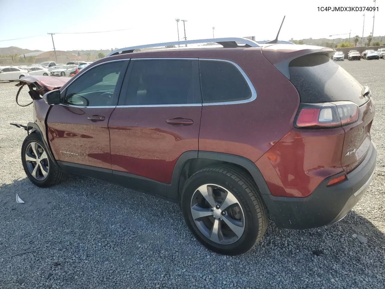 2019 Jeep Cherokee Limited VIN: 1C4PJMDX3KD374091 Lot: 79333854