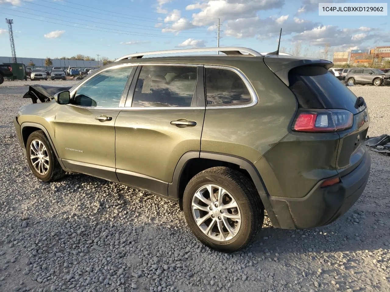 2019 Jeep Cherokee Latitude VIN: 1C4PJLCBXKD129062 Lot: 79347154