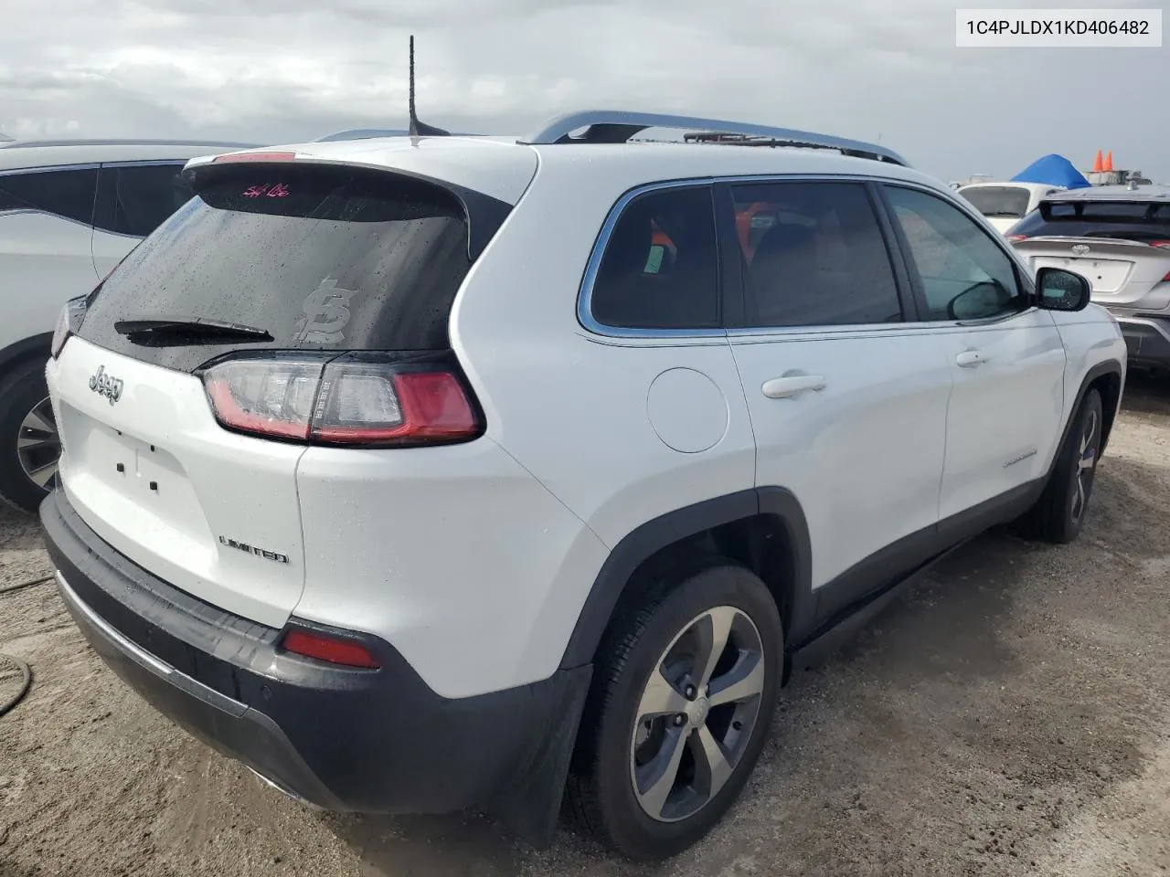 2019 Jeep Cherokee Limited VIN: 1C4PJLDX1KD406482 Lot: 79355564