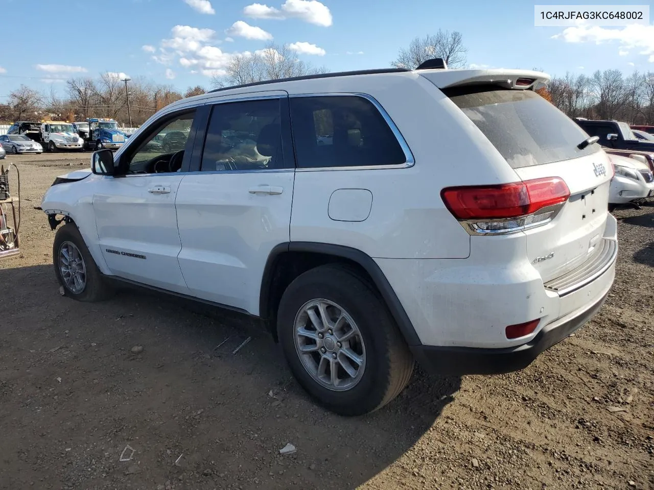 2019 Jeep Grand Cherokee Laredo VIN: 1C4RJFAG3KC648002 Lot: 79391474