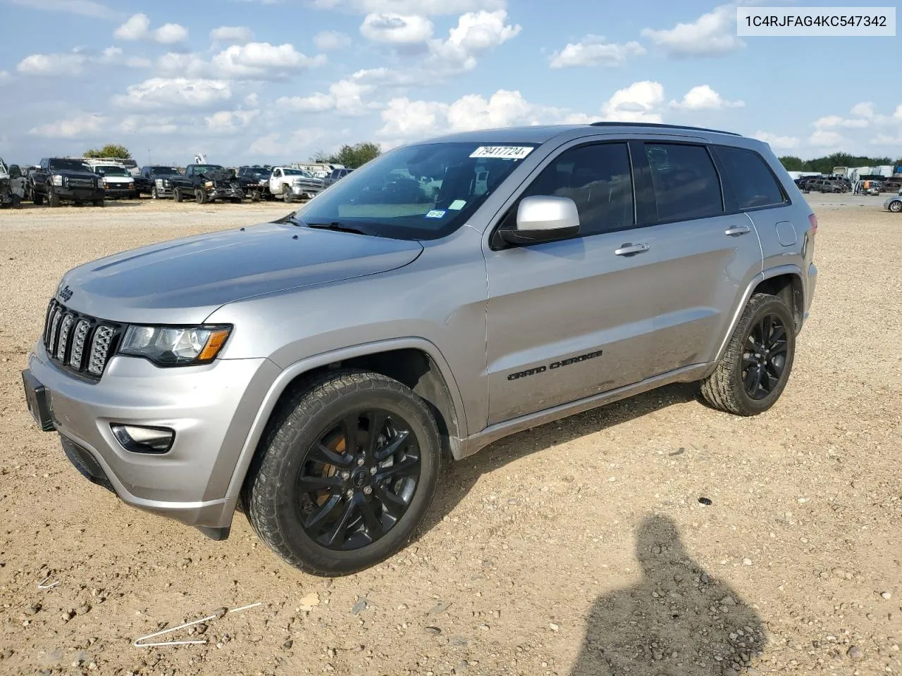 2019 Jeep Grand Cherokee Laredo VIN: 1C4RJFAG4KC547342 Lot: 79417724