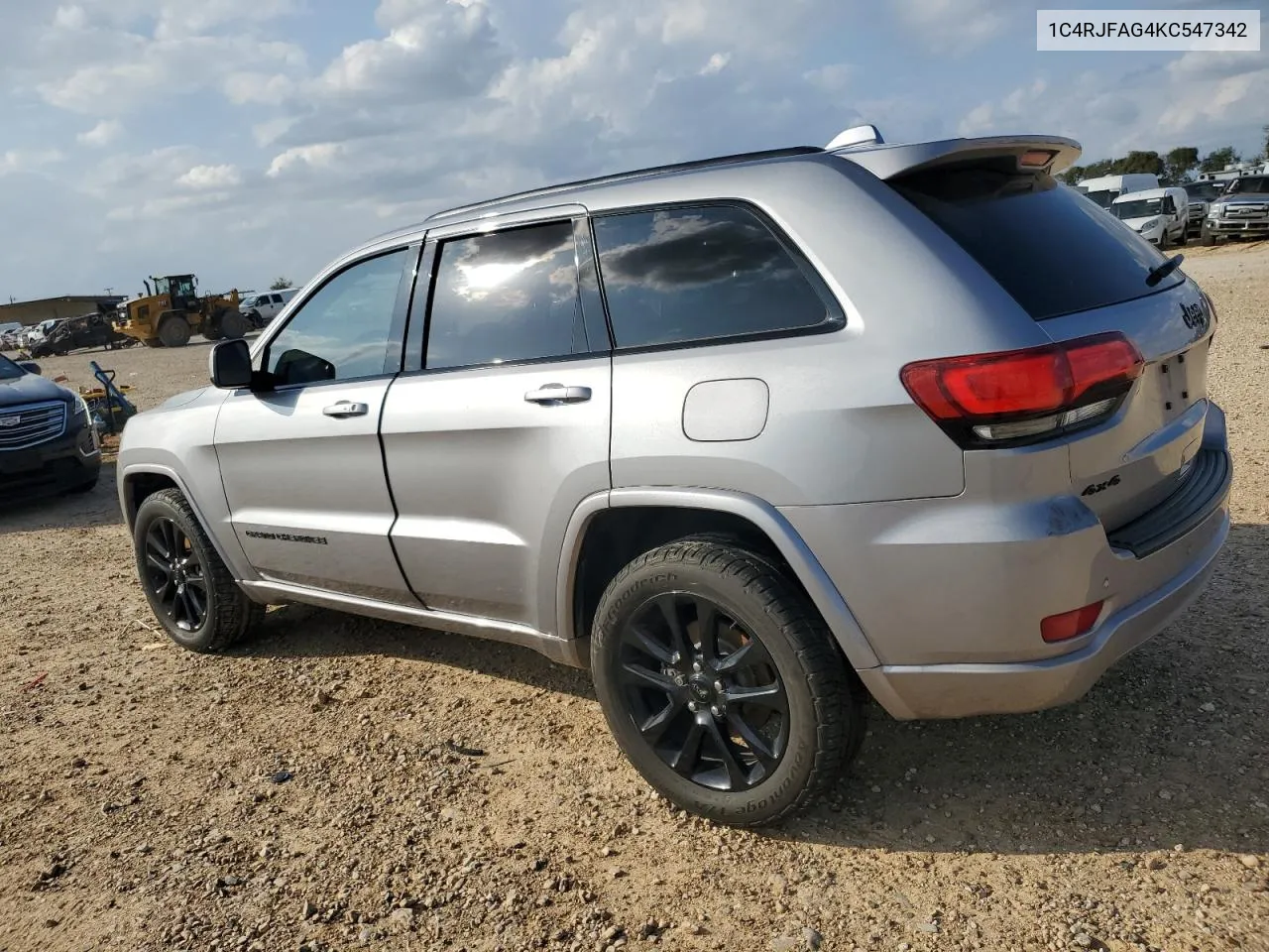 2019 Jeep Grand Cherokee Laredo VIN: 1C4RJFAG4KC547342 Lot: 79417724