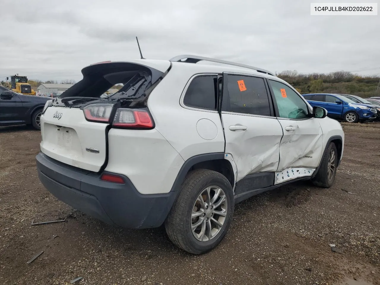 2019 Jeep Cherokee Latitude Plus VIN: 1C4PJLLB4KD202622 Lot: 79477454