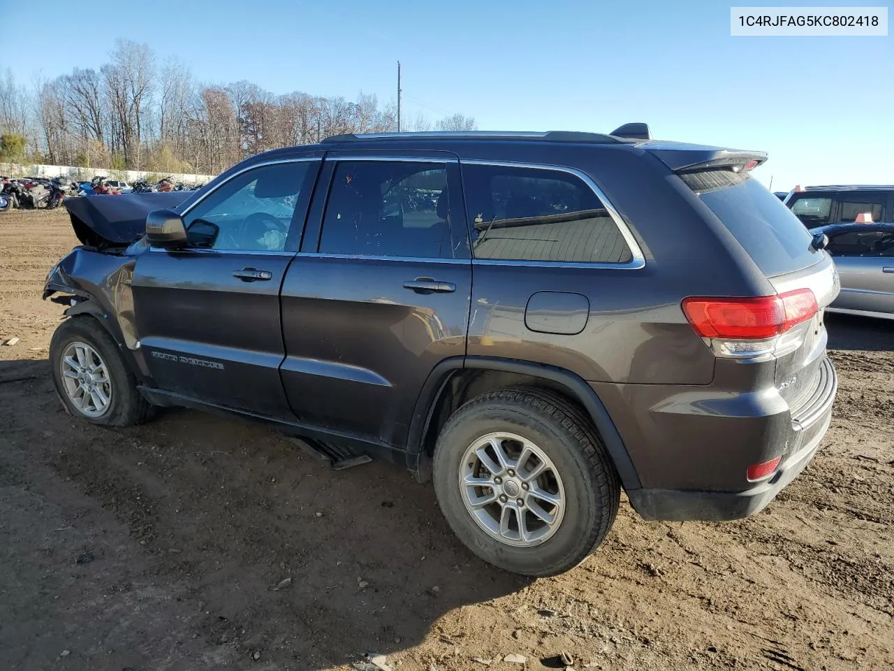 2019 Jeep Grand Cherokee Laredo VIN: 1C4RJFAG5KC802418 Lot: 79551014