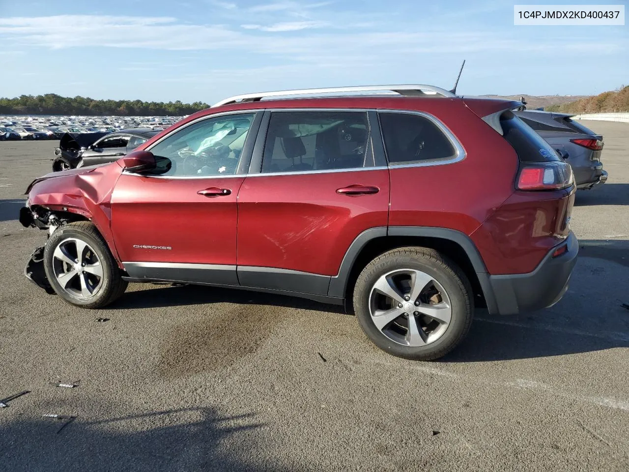 2019 Jeep Cherokee Limited VIN: 1C4PJMDX2KD400437 Lot: 79652864