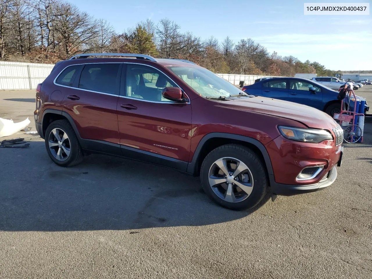 2019 Jeep Cherokee Limited VIN: 1C4PJMDX2KD400437 Lot: 79652864