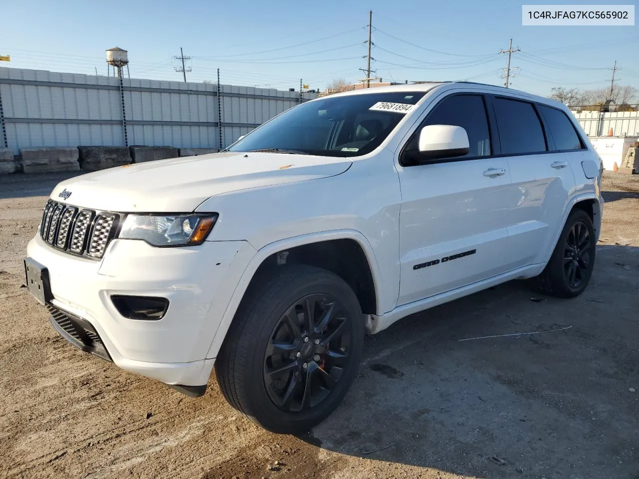 2019 Jeep Grand Cherokee Laredo VIN: 1C4RJFAG7KC565902 Lot: 79681894