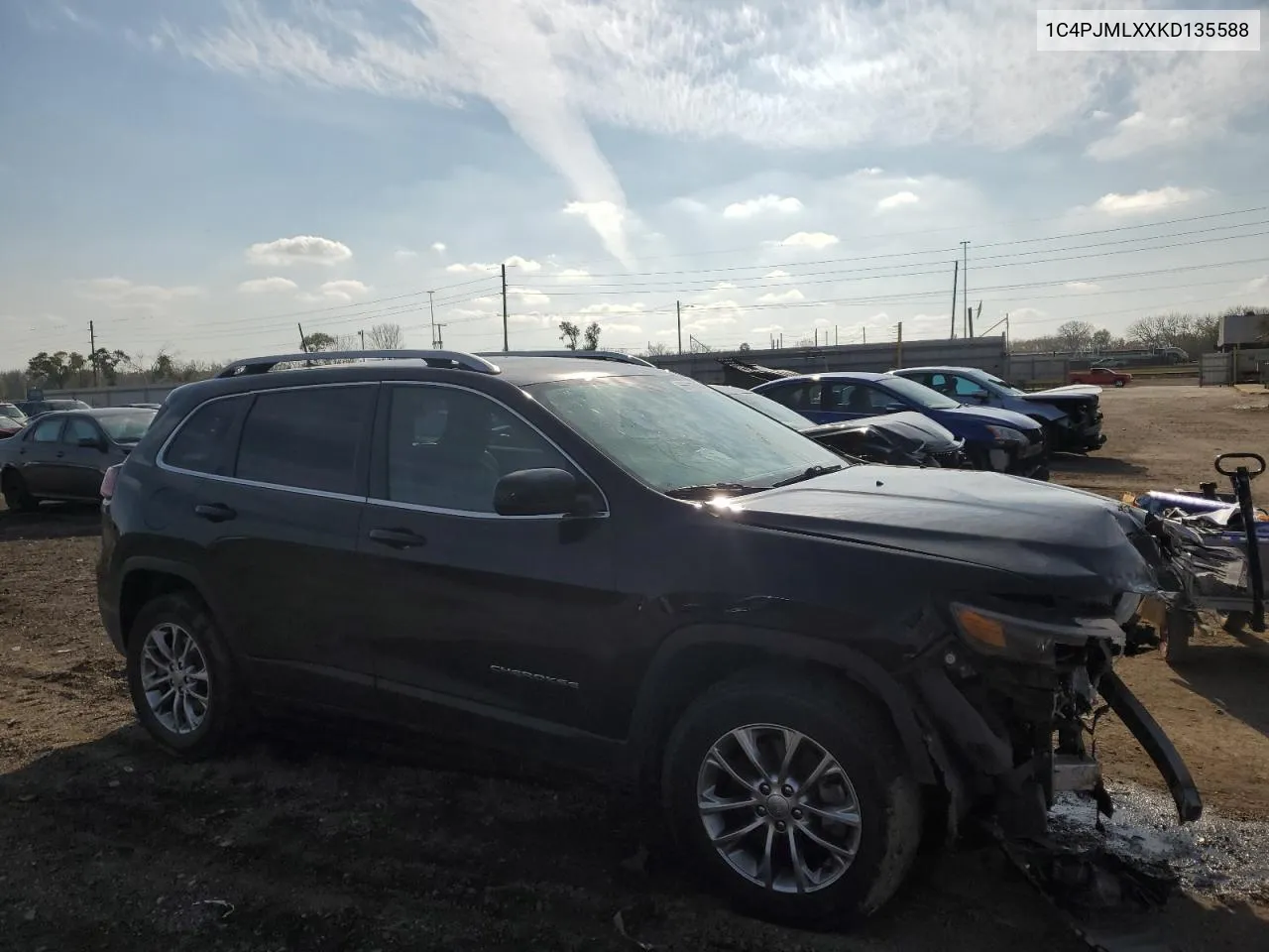 2019 Jeep Cherokee Latitude Plus VIN: 1C4PJMLXXKD135588 Lot: 79747644