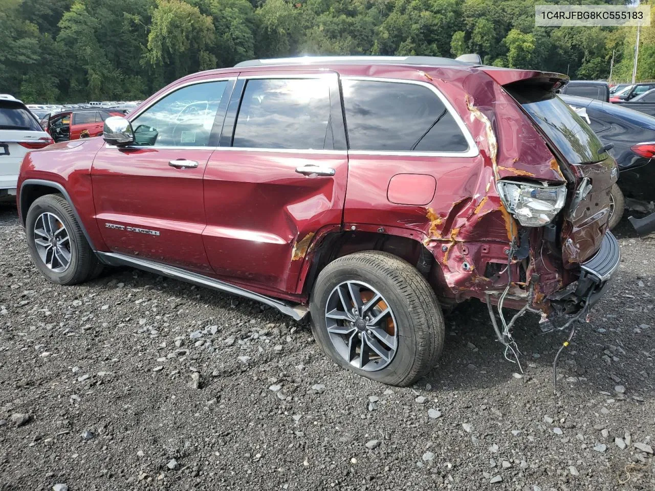 2019 Jeep Grand Cherokee Limited VIN: 1C4RJFBG8KC555183 Lot: 79813804