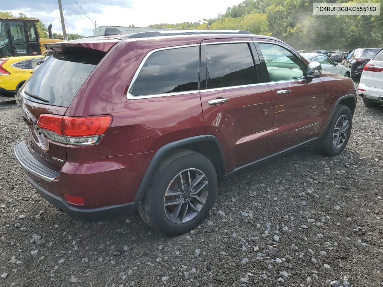 2019 Jeep Grand Cherokee Limited VIN: 1C4RJFBG8KC555183 Lot: 79813804