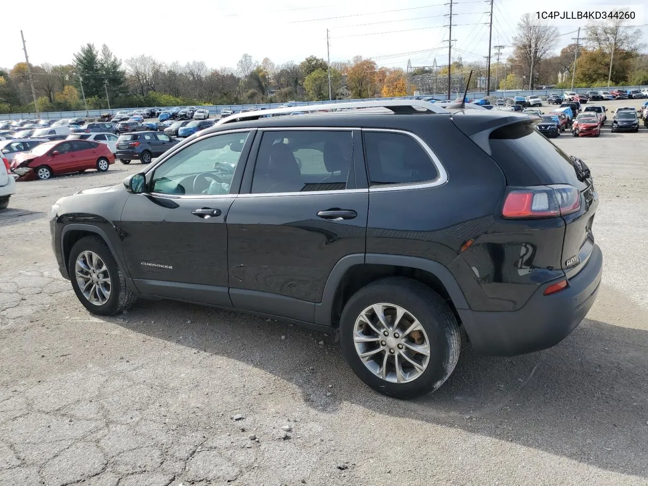 2019 Jeep Cherokee Latitude Plus VIN: 1C4PJLLB4KD344260 Lot: 79844074