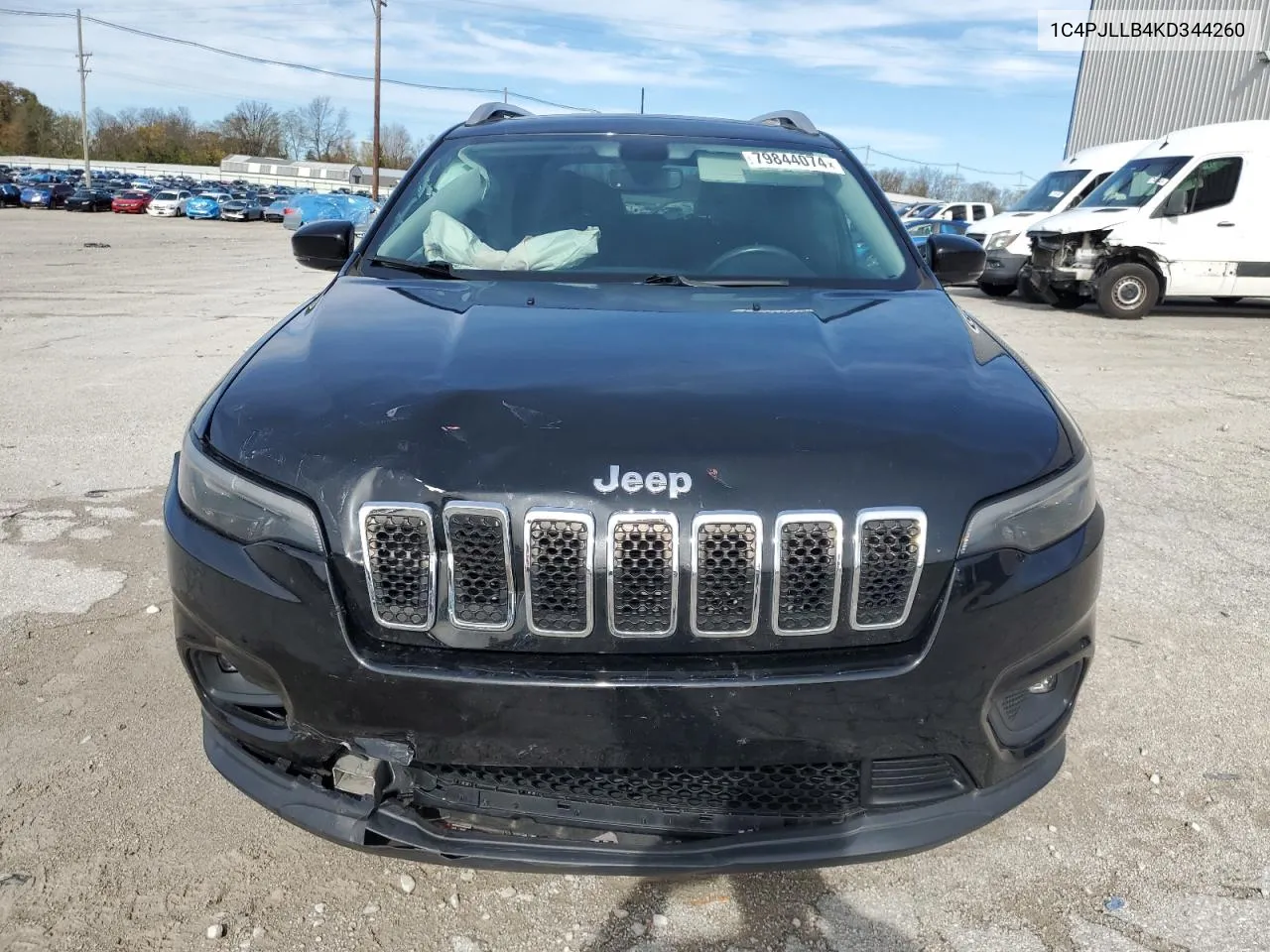 2019 Jeep Cherokee Latitude Plus VIN: 1C4PJLLB4KD344260 Lot: 79844074