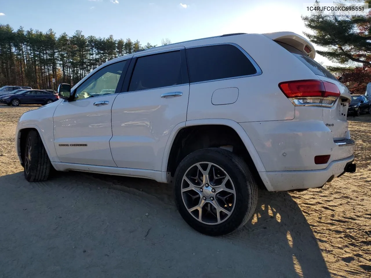 2019 Jeep Grand Cherokee Overland VIN: 1C4RJFCG0KC695551 Lot: 79885644