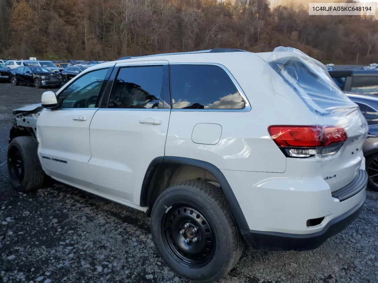 2019 Jeep Grand Cherokee Laredo VIN: 1C4RJFAG5KC648194 Lot: 79908484