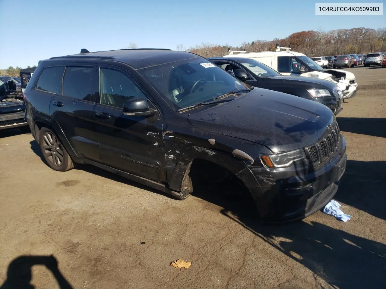 2019 Jeep Grand Cherokee Overland VIN: 1C4RJFCG4KC609903 Lot: 79913464