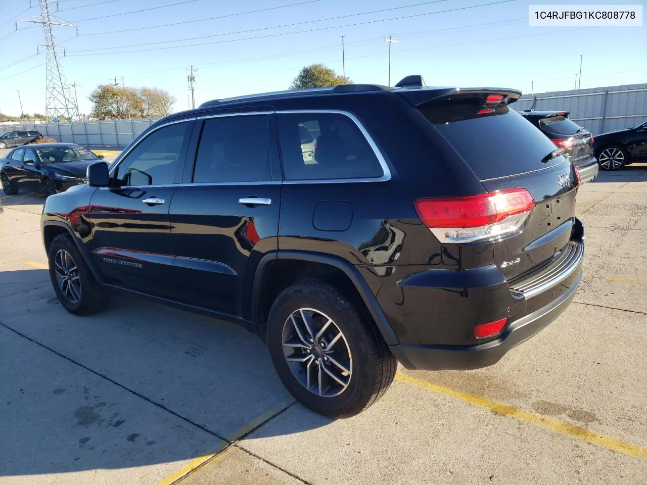 2019 Jeep Grand Cherokee Limited VIN: 1C4RJFBG1KC808778 Lot: 79969584