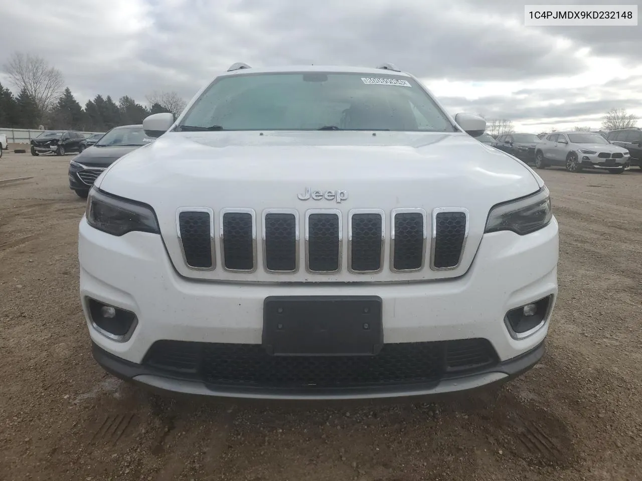 2019 Jeep Cherokee Limited VIN: 1C4PJMDX9KD232148 Lot: 80069964