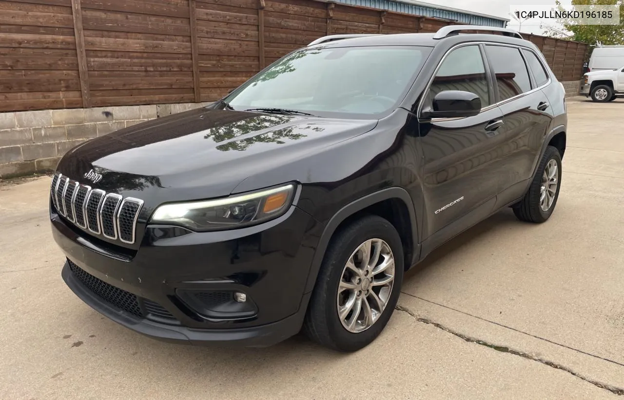 2019 Jeep Cherokee Latitude Plus VIN: 1C4PJLLN6KD196185 Lot: 80148724