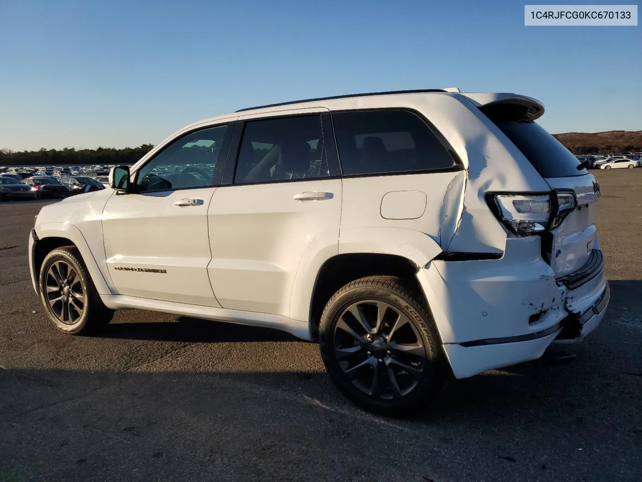 2019 Jeep Grand Cherokee Overland VIN: 1C4RJFCG0KC670133 Lot: 80222954