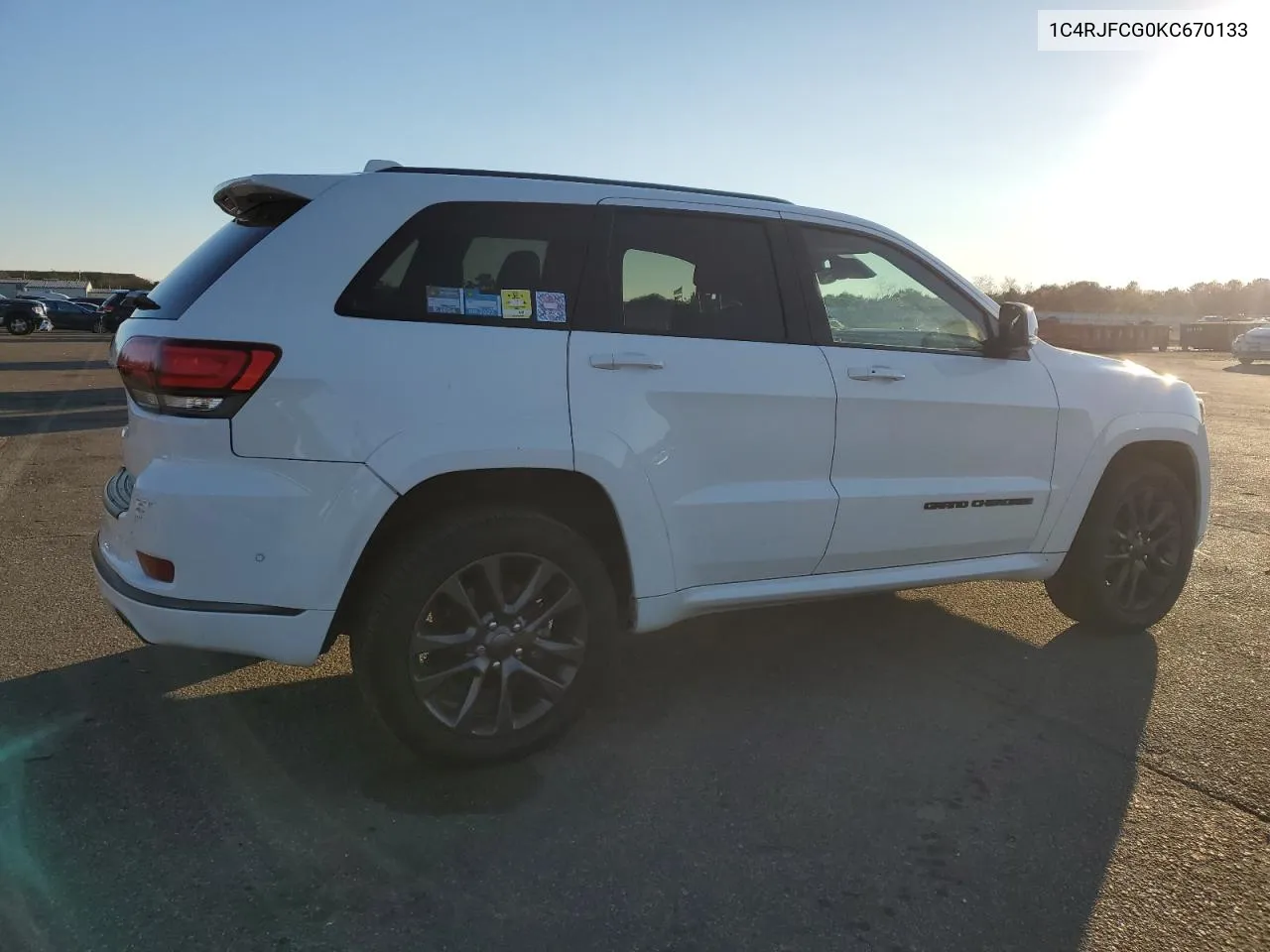 2019 Jeep Grand Cherokee Overland VIN: 1C4RJFCG0KC670133 Lot: 80222954