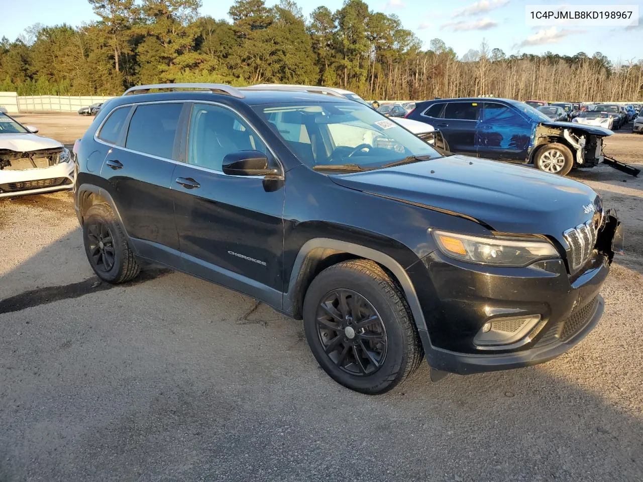 2019 Jeep Cherokee Latitude Plus VIN: 1C4PJMLB8KD198967 Lot: 80421944