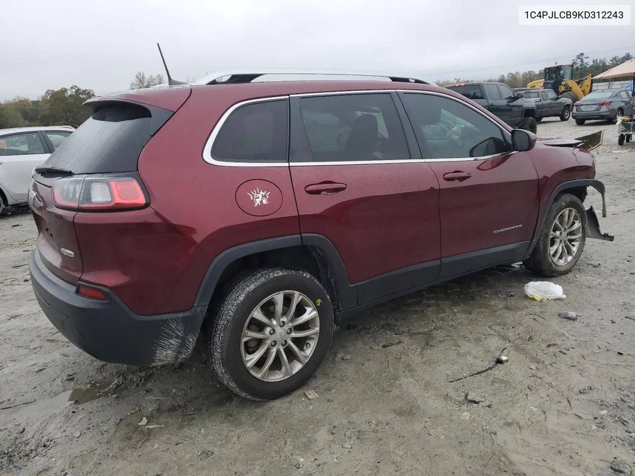 2019 Jeep Cherokee Latitude VIN: 1C4PJLCB9KD312243 Lot: 80591124