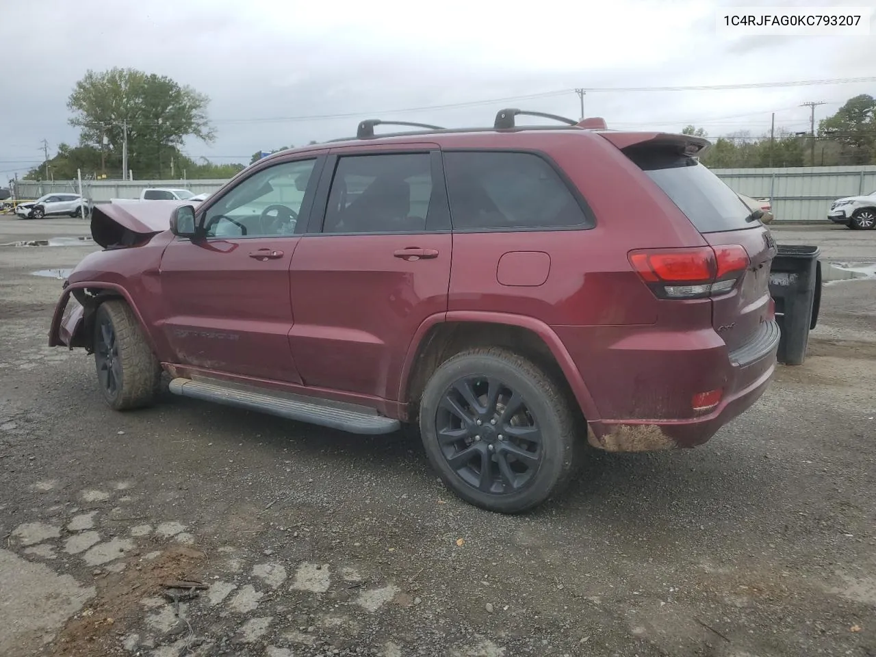 2019 Jeep Grand Cherokee Laredo VIN: 1C4RJFAG0KC793207 Lot: 80974934