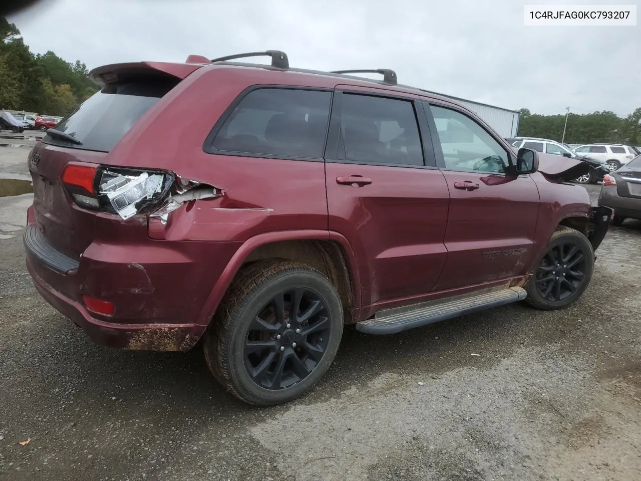 2019 Jeep Grand Cherokee Laredo VIN: 1C4RJFAG0KC793207 Lot: 80974934