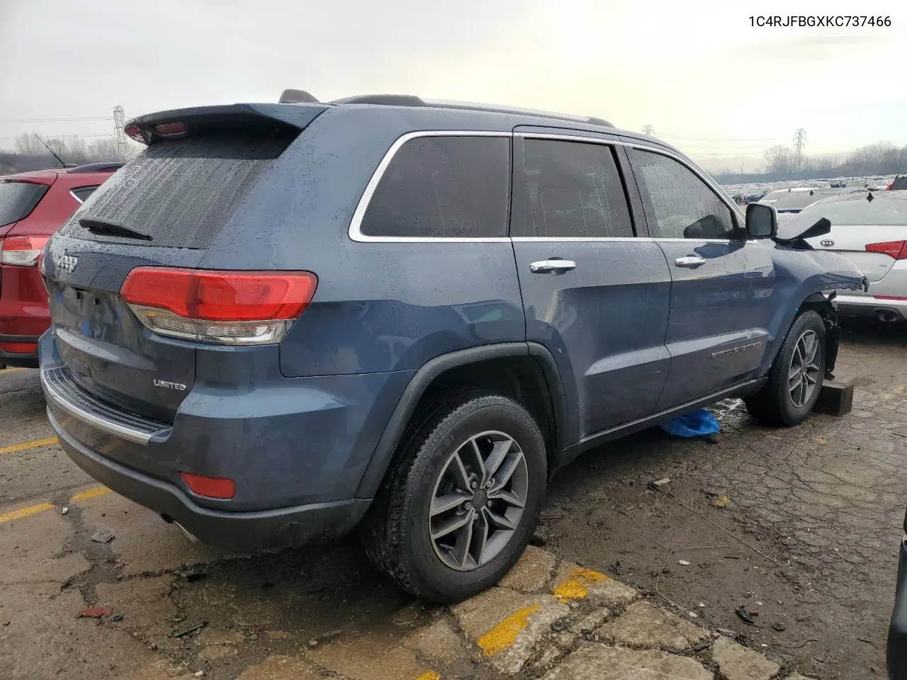 2019 Jeep Grand Cherokee Limited VIN: 1C4RJFBGXKC737466 Lot: 81062553