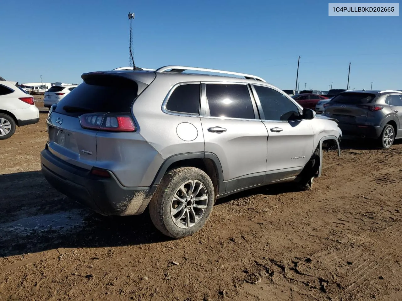 2019 Jeep Cherokee Latitude Plus VIN: 1C4PJLLB0KD202665 Lot: 81088094