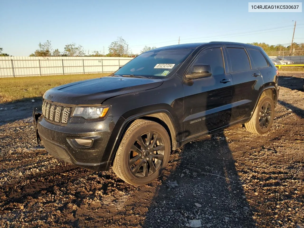 2019 Jeep Grand Cherokee Laredo VIN: 1C4RJEAG1KC530637 Lot: 81212724