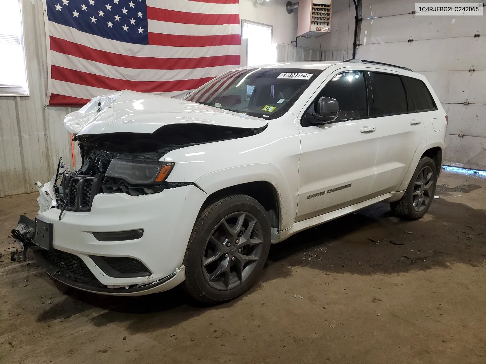 2020 Jeep Grand Cherokee Limited VIN: 1C4RJFBG2LC242065 Lot: 41823594