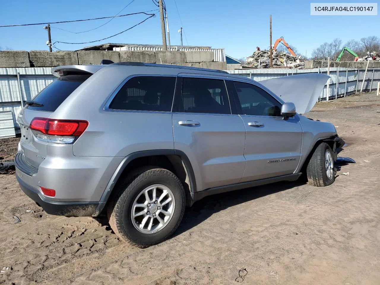 2020 Jeep Grand Cherokee Laredo VIN: 1C4RJFAG4LC190147 Lot: 45691684